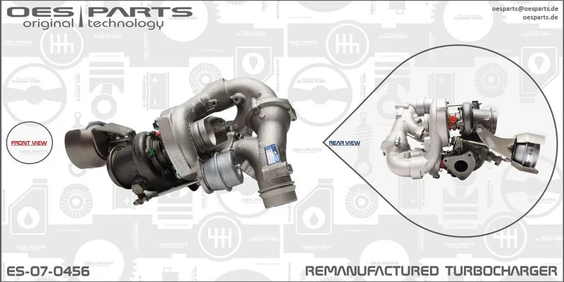 Kompresorius, įkrovimo sistema oes parts ES-07-0456