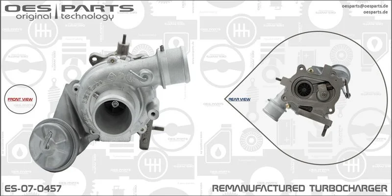 Kompresorius, įkrovimo sistema oes parts ES-07-0457