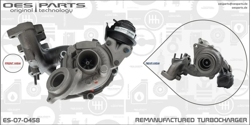 Kompresorius, įkrovimo sistema oes parts ES-07-0458