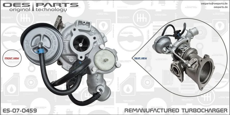 Kompresorius, įkrovimo sistema oes parts ES-07-0459