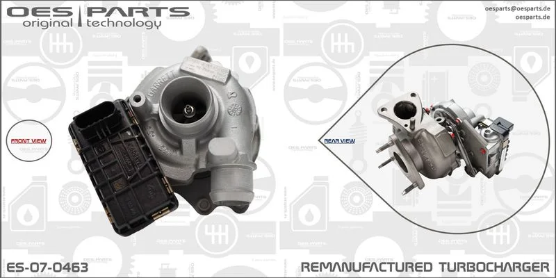 Kompresorius, įkrovimo sistema oes parts ES-07-0463