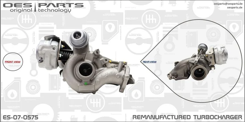 Kompresorius, įkrovimo sistema oes parts ES-07-0575