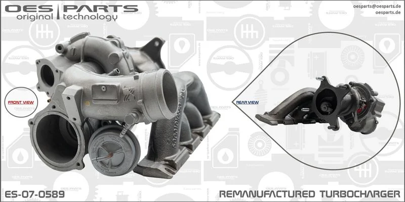 Kompresorius, įkrovimo sistema oes parts ES-07-0589