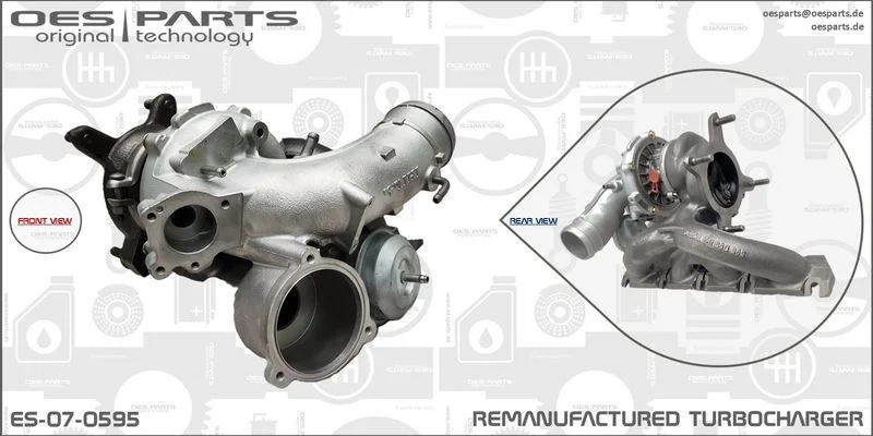 Kompresorius, įkrovimo sistema oes parts ES-07-0595