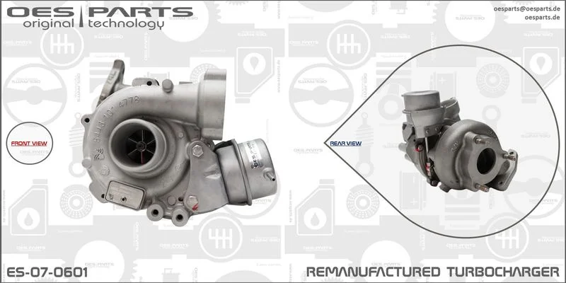 Kompresorius, įkrovimo sistema oes parts ES-07-0601