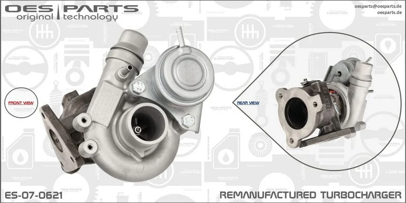 Kompresorius, įkrovimo sistema oes parts ES-07-0621