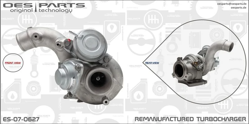 Kompresorius, įkrovimo sistema oes parts ES-07-0627