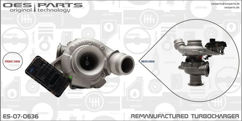 Kompresorius, įkrovimo sistema oes parts ES-07-0636