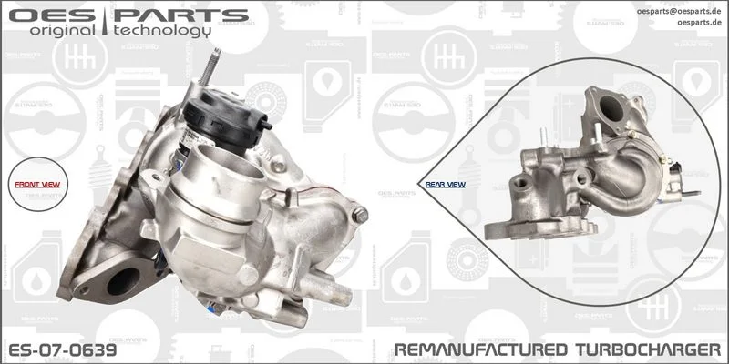 Kompresorius, įkrovimo sistema oes parts ES-07-0639