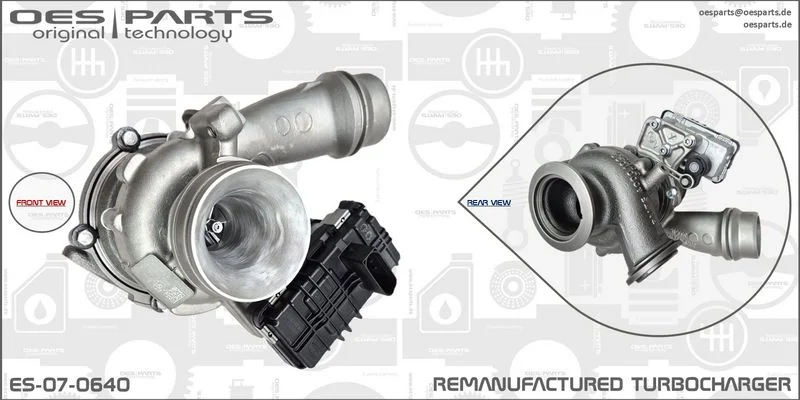 Kompresorius, įkrovimo sistema oes parts ES-07-0640
