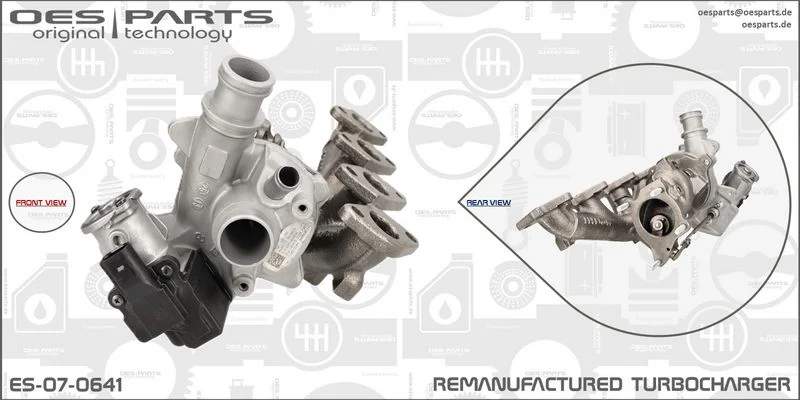 Kompresorius, įkrovimo sistema oes parts ES-07-0641
