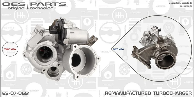 Kompresorius, įkrovimo sistema OES Parts ES-07-0651