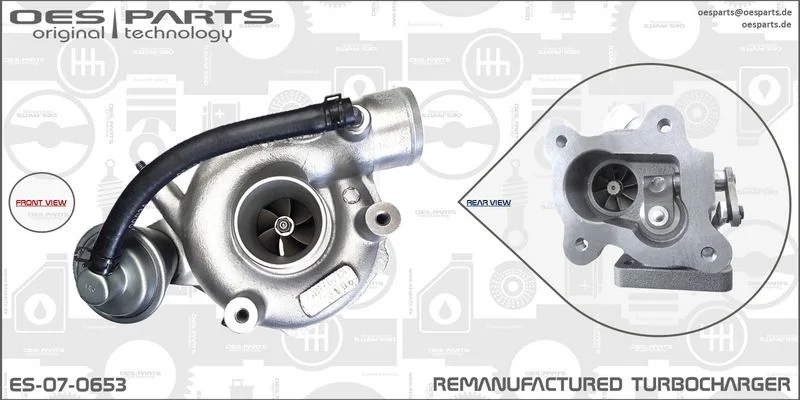 Kompresorius, įkrovimo sistema oes parts ES-07-0653