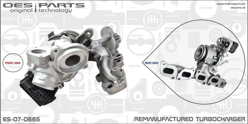 Kompresorius, įkrovimo sistema OES Parts ES-07-0665