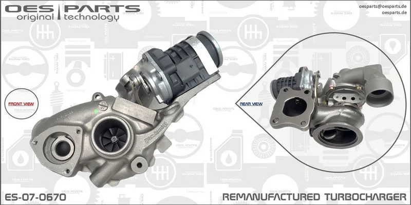 Kompresorius, įkrovimo sistema OES Parts ES-07-0670