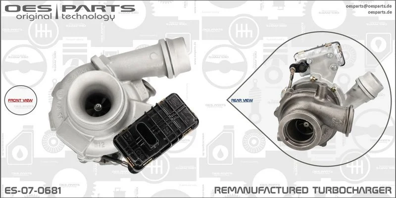 Kompresorius, įkrovimo sistema OES Parts ES-07-0681