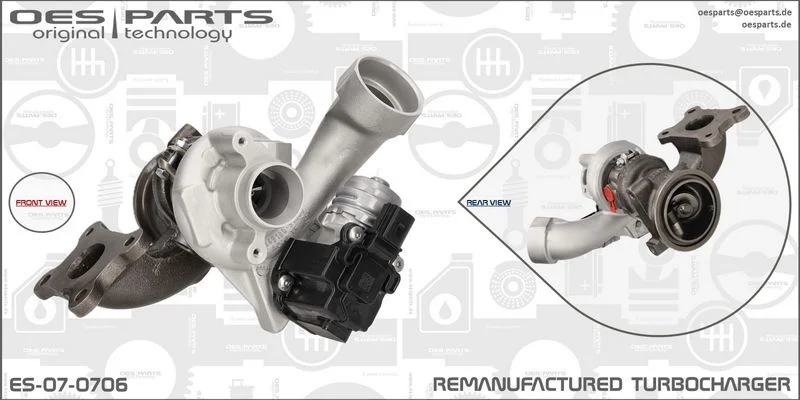 Kompresorius, įkrovimo sistema oes parts ES-07-0706