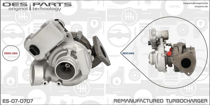 Kompresorius, įkrovimo sistema OES Parts ES-07-0707