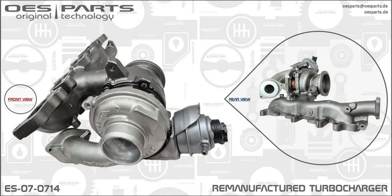 Kompresorius, įkrovimo sistema oes parts ES-07-0714