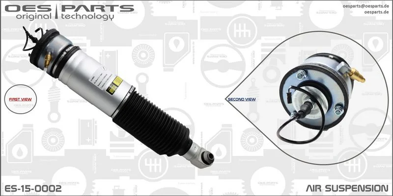 Pneumatinės spyruoklės statramstis oes parts ES-15-0002