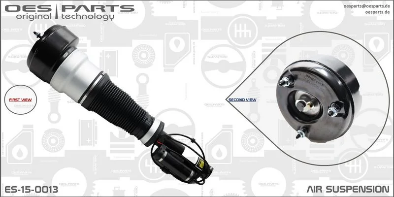 Pneumatinės spyruoklės statramstis oes parts ES-15-0013