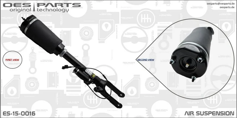 Pneumatinės spyruoklės statramstis oes parts ES-15-0016