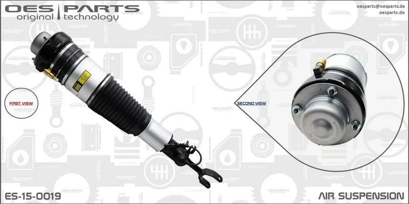 Pneumatinės spyruoklės statramstis oes parts ES-15-0019