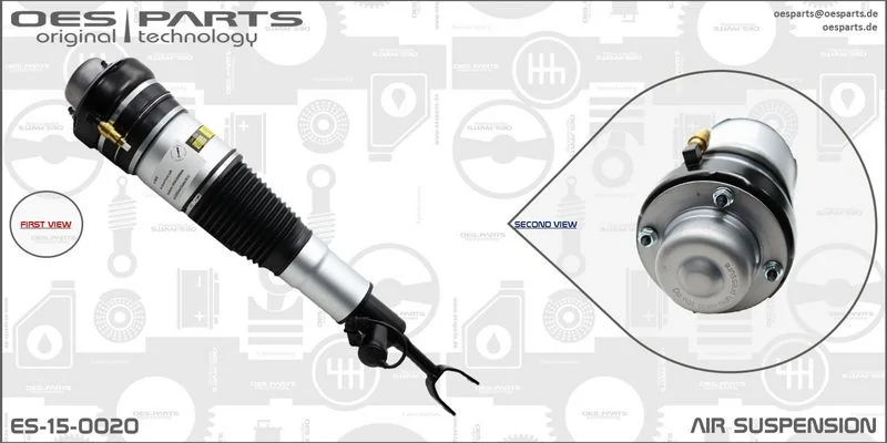Pneumatinės spyruoklės statramstis oes parts ES-15-0020