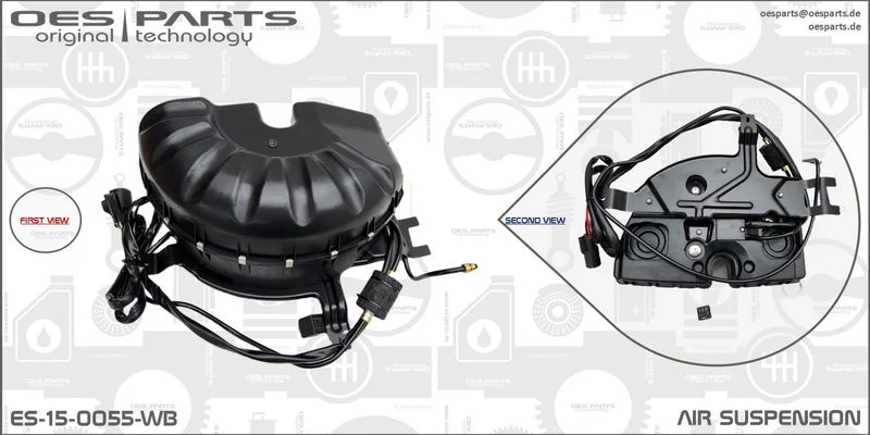 Kompresorius, suspausto oro sistema oes parts ES-15-0055-WB