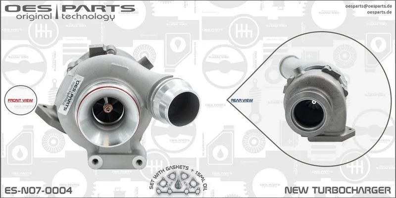 Kompresorius, įkrovimo sistema oes parts ES-N07-0004