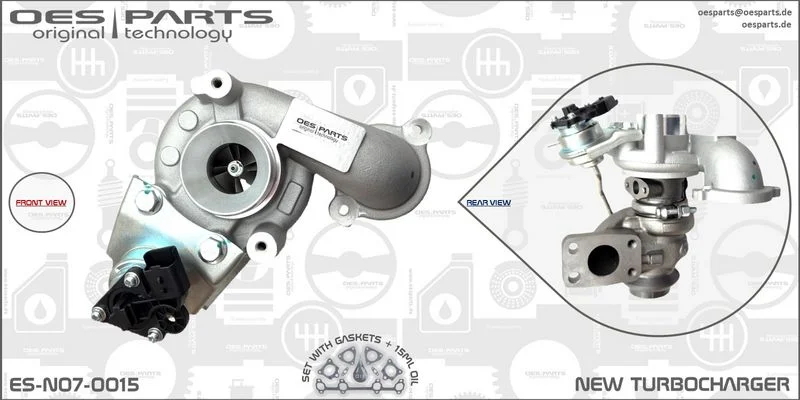 Kompresorius, įkrovimo sistema OES Parts ES-N07-0015