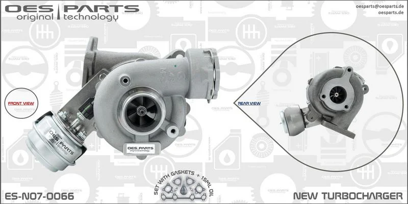 Kompresorius, įkrovimo sistema oes parts ES-N07-0066
