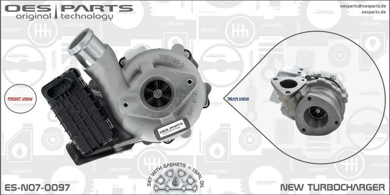Kompresorius, įkrovimo sistema OES Parts ES-N07-0097