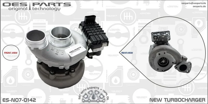 Kompresorius, įkrovimo sistema oes parts ES-N07-0142