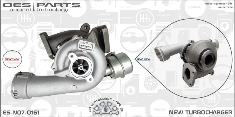Kompresorius, įkrovimo sistema oes parts ES-N07-0161