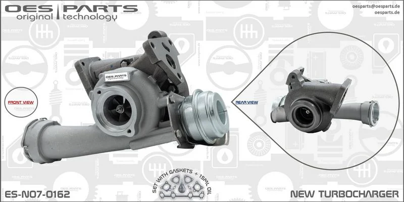Kompresorius, įkrovimo sistema oes parts ES-N07-0162