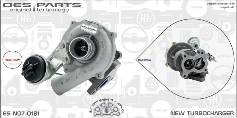 Kompresorius, įkrovimo sistema OES Parts ES-N07-0181