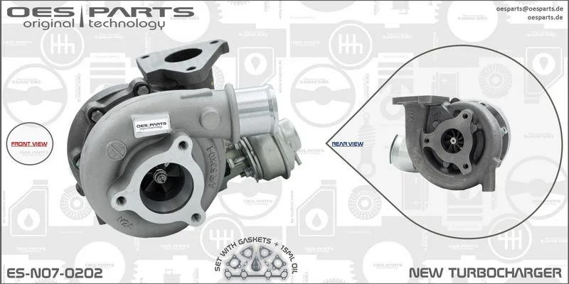 Kompresorius, įkrovimo sistema oes parts ES-N07-0202