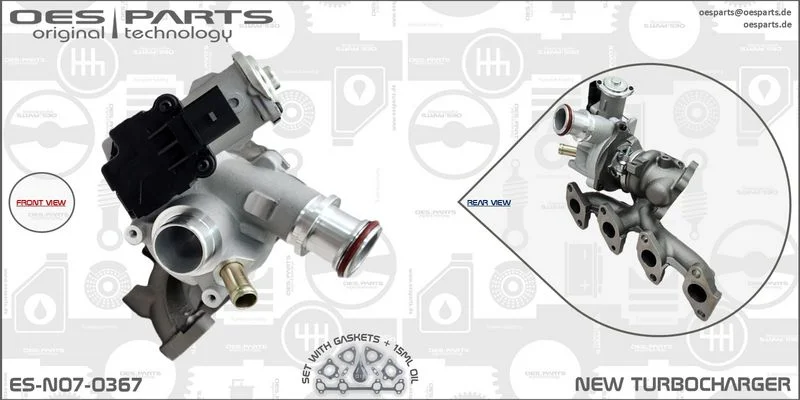 Kompresorius, įkrovimo sistema OES Parts ES-N07-0367