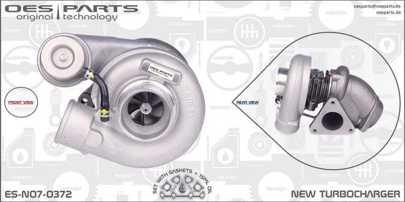 Kompresorius, įkrovimo sistema oes parts ES-N07-0372