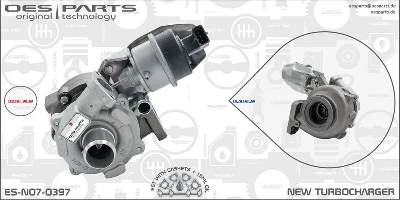 Kompresorius, įkrovimo sistema OES Parts ES-N07-0397