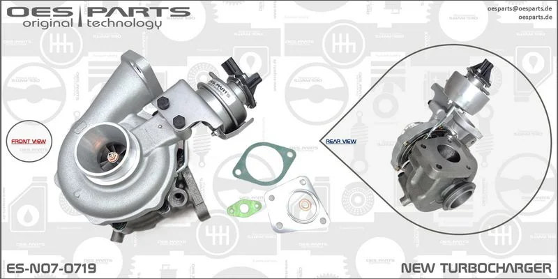 Kompresorius, įkrovimo sistema oes parts ES-N07-0719