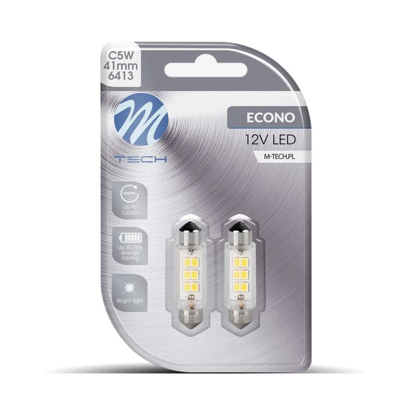 Bulb, licence plate light m-tech LB091W