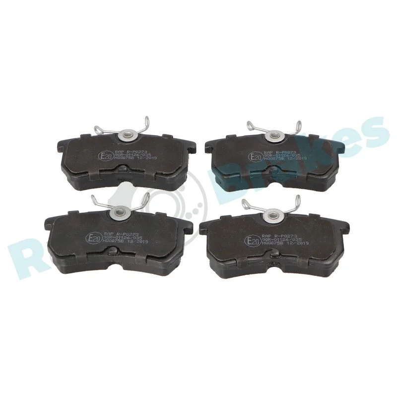 Brake Pad Set, disc brake RAP BRAKES R-P0273