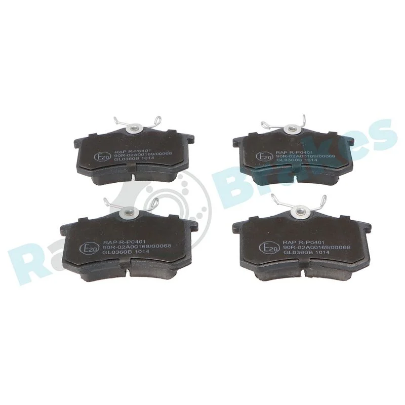 Brake Pad Set, disc brake RAP BRAKES R-P0401