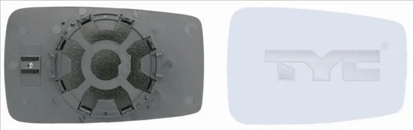Mirror Glass, exterior mirror TYC 302-0001-1