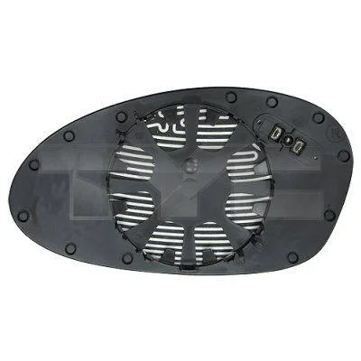 Mirror Glass, exterior mirror TYC 303-0096-1