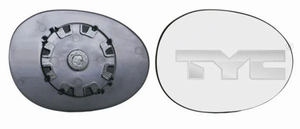 Mirror Glass, exterior mirror TYC 305-0116-1