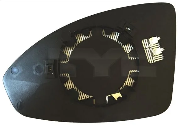 Mirror Glass, exterior mirror TYC 306-0015-1