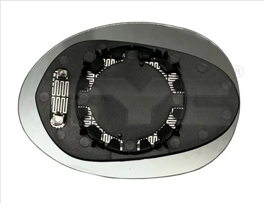 Mirror Glass, exterior mirror TYC 322-0009-1